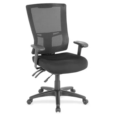 Lorell Mesh Task Chair In Black