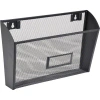 Lorell Mesh Wire Wall Filing Box In Black