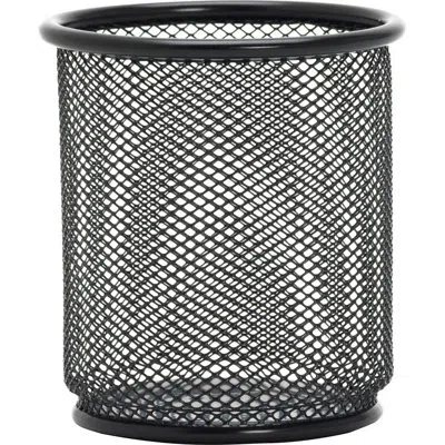 Lorell Mesh/wire Pen Holder In Black