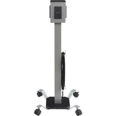 Lorell Mobile Power Tower - 1 Pack In Gray