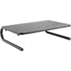Lorell Monitor/laptop Stand - 20 Lb Load Capacity - 5.5" Height X 14.5" Depth - Desktop - Steel - Black - F