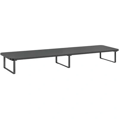 Lorell Quick-install Monitor Laptop Riser In Black