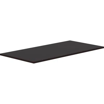 Lorell Relevance Electric Workstation Tabletop - 60" X 30" X 1" - Straight Edge - Finish: Espresso