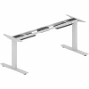 Lorell Sit-to-stand Two-tier Base In Silver