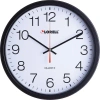 Lorell Slimline 12.5" Wall Clock In White
