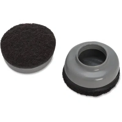 Lorell Slip Over Floor Savers Hardware In Gray
