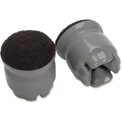 Lorell Slip-on Floor Savers Hardware In Gray