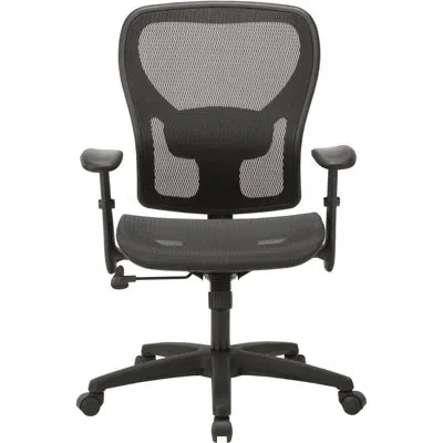 Lorell Soho Ergonomic Mesh Task Chair In Black