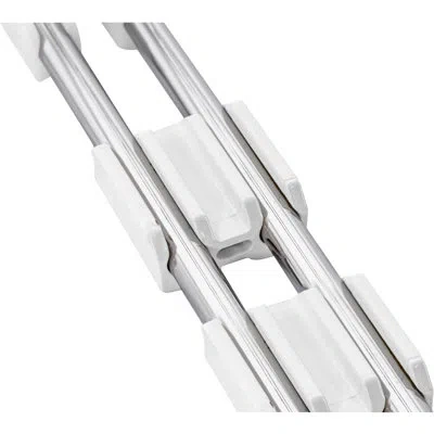 Lorell Stacking Chair Ganging Clips In Silver