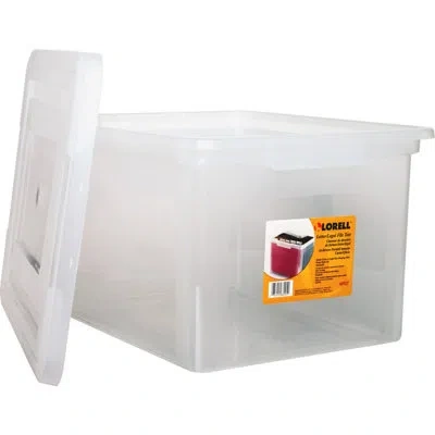 Lorell Stacking File Boxes In Clear
