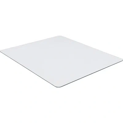 Lorell Straight Rectangular Chair Mat In Clear