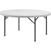 LORELL ULTRA-LITE BANQUET FOLDING TABLE - ROUND TOP - 600 LB CAPACITY X 48" TABLE TOP DIAMETER - 29.25" HEI