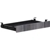 Lorell Universal Center Drawer - 28.4" X 16.7" X 5.1" - Finish: Weathered Charcoal