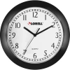 Lorell Wall Clock In Black;white