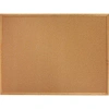 Lorell Wall Mounted Bulletin Board In Brown