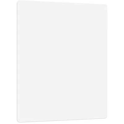 Lorell Wall Mounted Glass Board, 36" X 30" In White