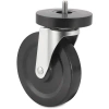 Lorell Wire Shelving Caster Kit In Black