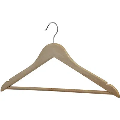 Lorell Wooden Coat Hanger In Brown