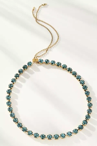 Loren Hope Arista Slider Necklace In Blue