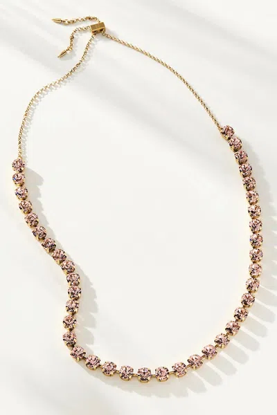 Loren Hope Arista Slider Necklace In Pink