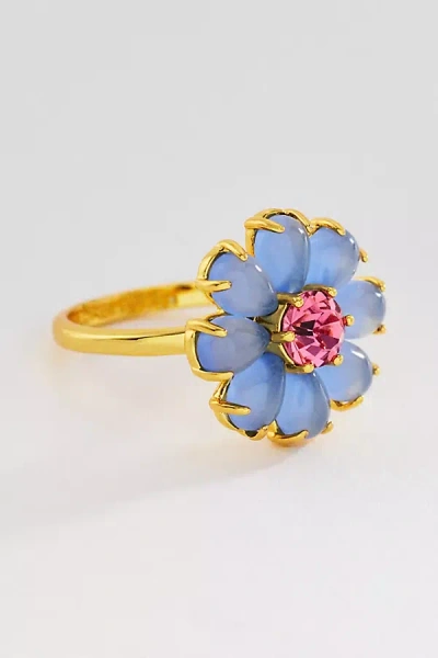 Loren Hope Emeline Flower Ring In Blue