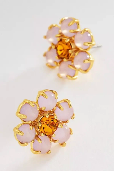 Loren Hope Emeline Flower Stud Earrings In Gold