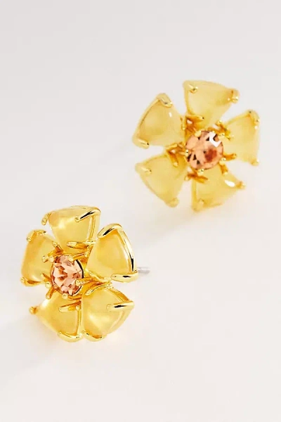 Loren Hope Emeline Flower Stud Earrings In Gold