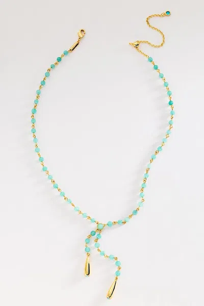 Loren Hope Sabine Y Necklace In Blue