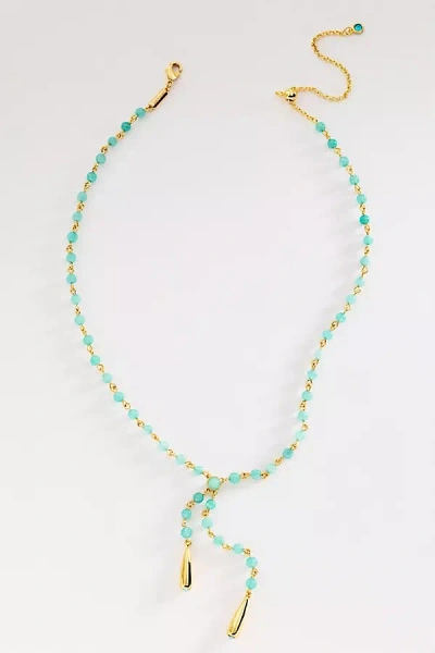 Loren Hope Sabine Y Necklace In Green