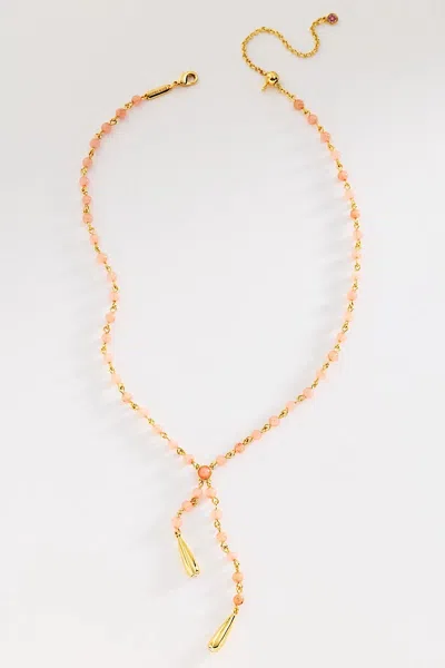 Loren Hope Sabine Y Necklace In Pink