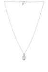 Loren Stewart Crystal Orb Amulet Necklace In Metallic