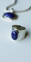 Loren Stewart Garbo Stone Band Ring