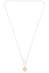 Loren Stewart Habibi Toggle Necklace In 14k Yellow Gold & Sterling Silver