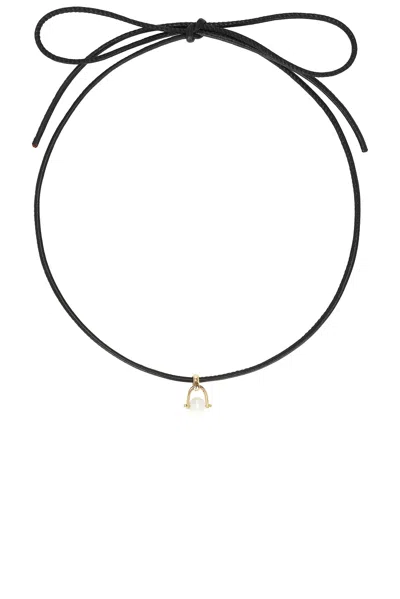 Loren Stewart Pascal Padlock Charm Necklace In 14k Yellow Gold