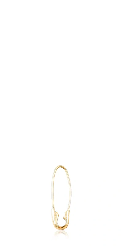 Loren Stewart Safety Pin Earring In Gold