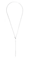 Loren Stewart Gemstone Body Chain In Silver