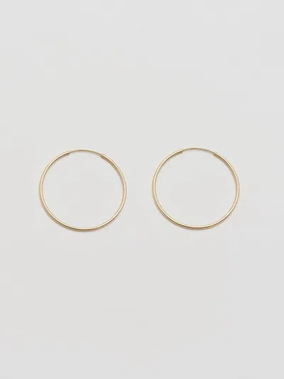 Loren Stewart Women's Winona Hoops In Gold