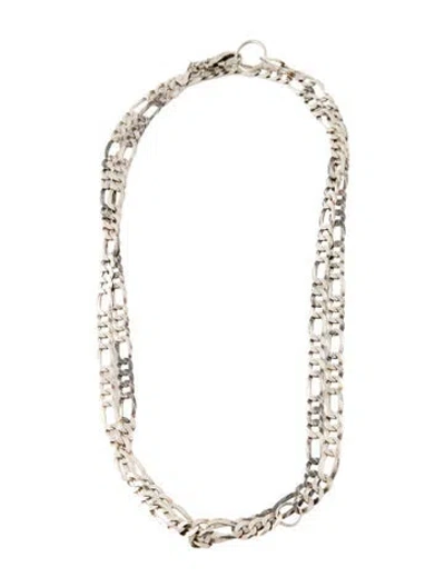 Pre-owned Loren Stewart Xl Figaro Chain Necklace, 49" In Multi