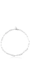 Loren Stewart Xl Long Link Choker In Silver In Silver