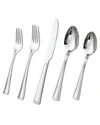 Lorena 20pc Silver Stainless Steel Flatware Set