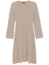 Lorena Antoniazzi A-line Midi Dress In Brown
