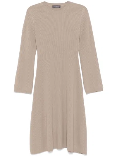 Lorena Antoniazzi A-line Midi Dress In Brown