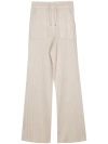 LORENA ANTONIAZZI BEIGE WIDE-RIBBED PANTS