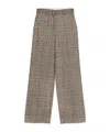 Lorena Antoniazzi Checked Trousers In Nude