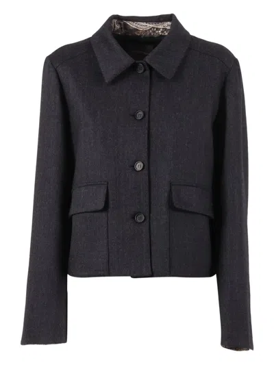 LORENA ANTONIAZZI BUTTON-FASTENING JACKET