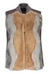 Lorena Antoniazzi Button Vest In Grey