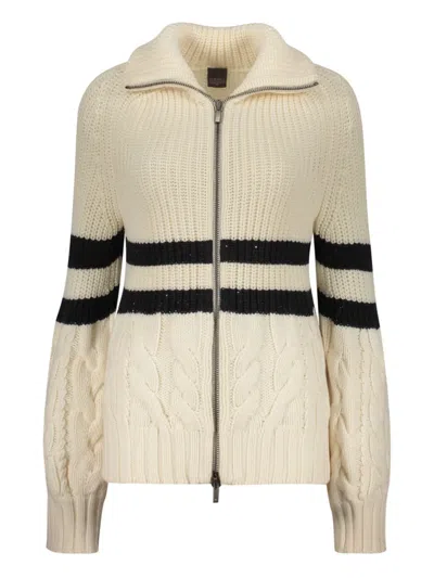 LORENA ANTONIAZZI CABLE-KNIT CARDIGAN
