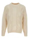 Lorena Antoniazzi Cable-knit Sweater In Neutral