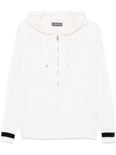 Lorena Antoniazzi Cable-knit Sweater In White
