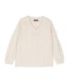 Lorena Antoniazzi Cable-knit Sweater In White